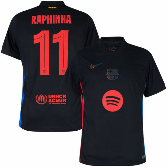 F.C Barcelona Raphinha 2024/25 Away Player Jersey