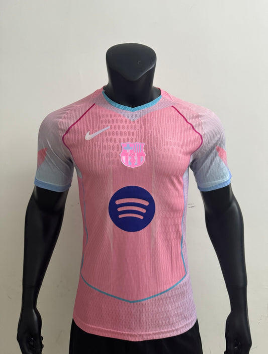 Barcelona 25/26 Concept Pre Match Player Jersey-Pink
