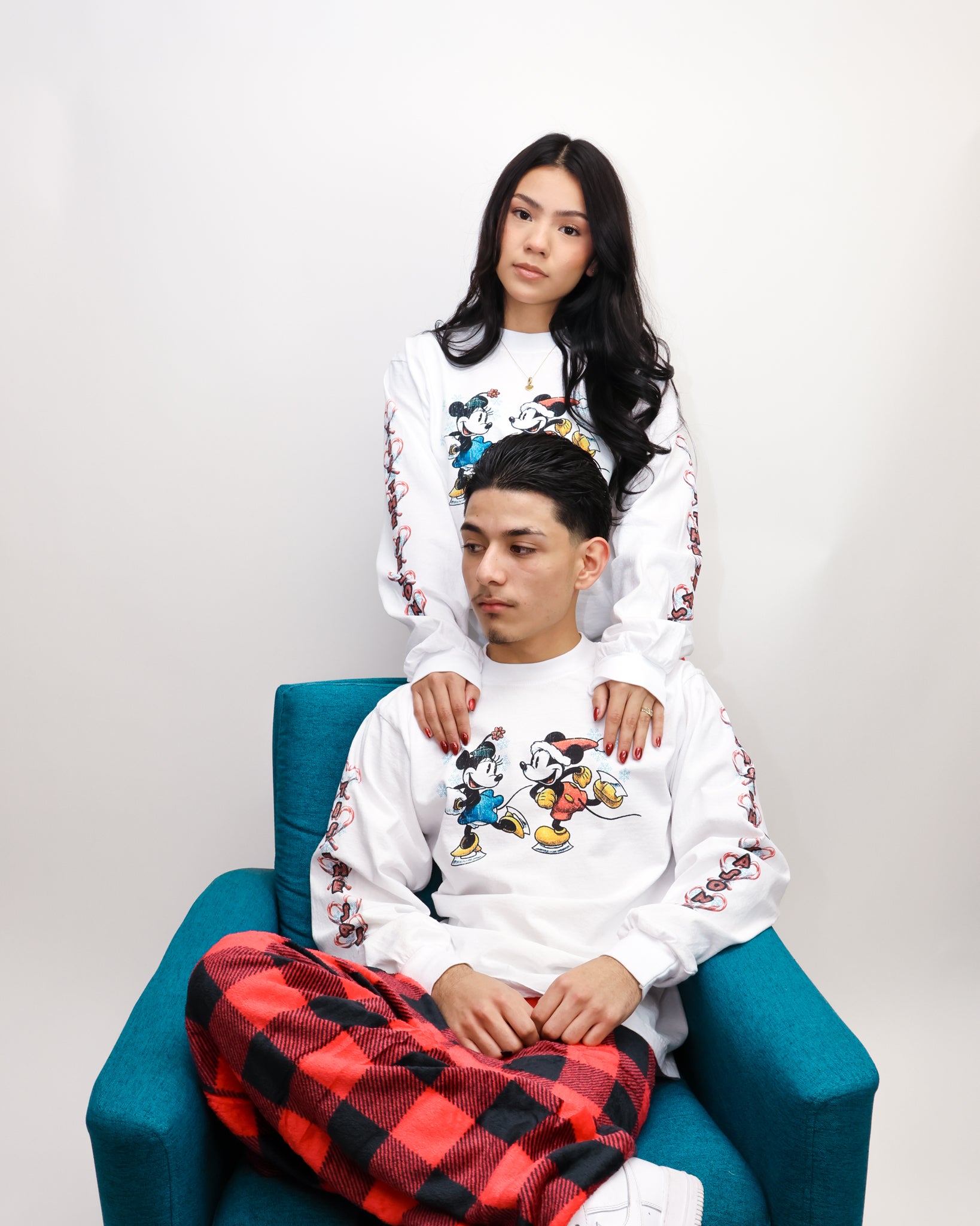 Mickey and Minnie Christmas Long Sleeve