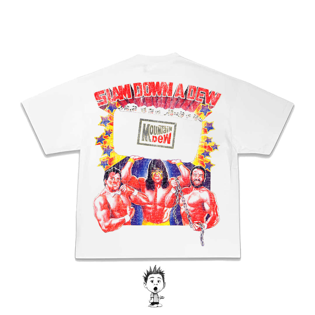 Vintage WWF X Mountain Dew Tee